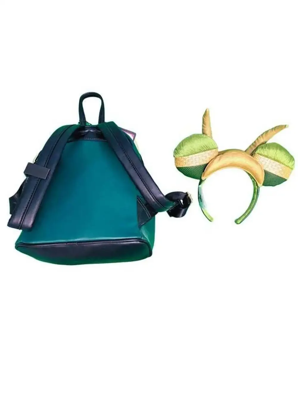 Loungefly Marvel Loki Cosplay Faux Leather Mini Back Pack with Loki 